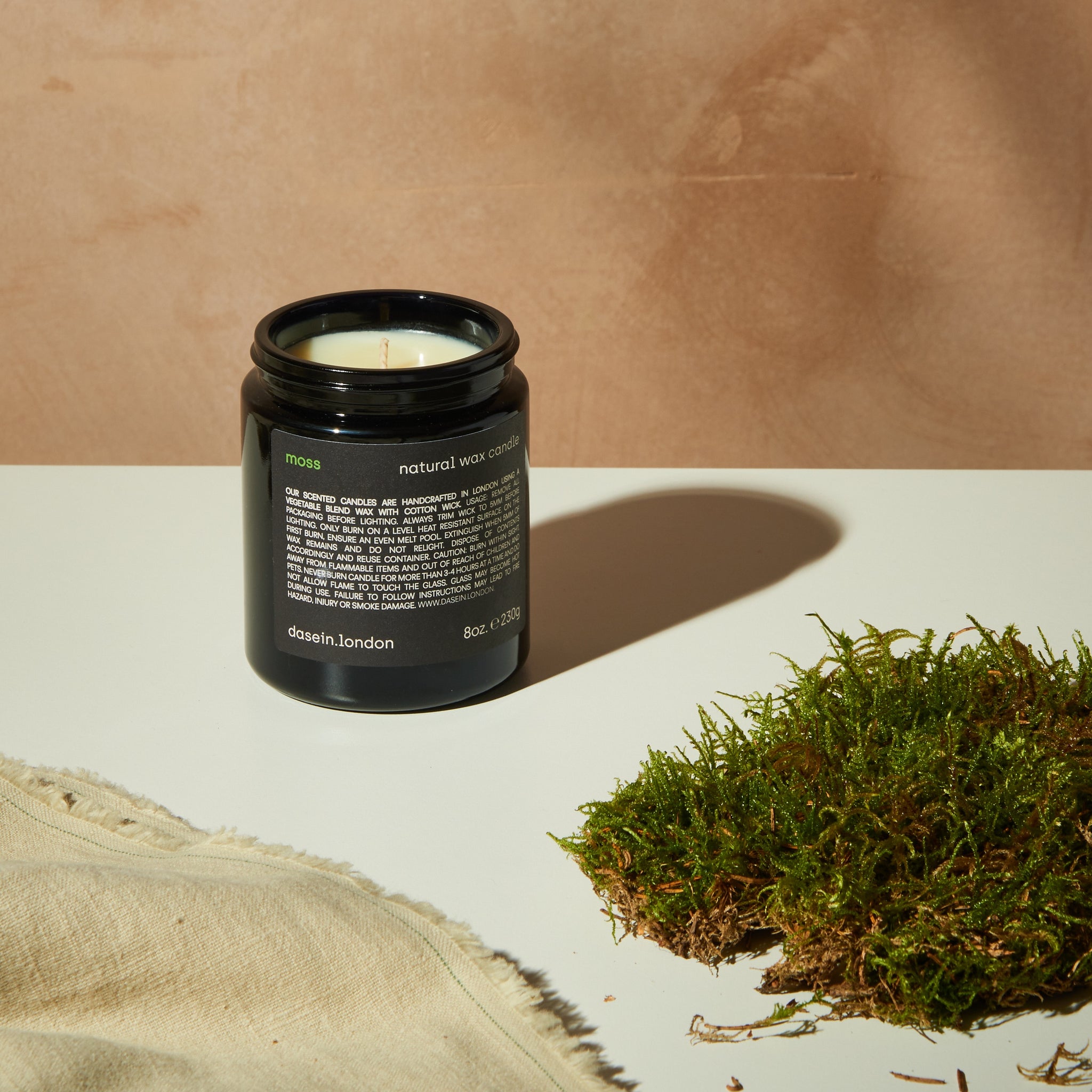 moss natural wax candle (230g)