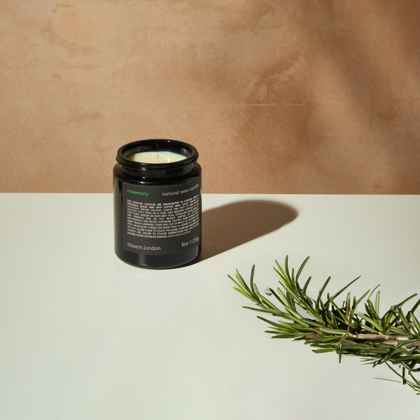 rosemary natural wax candle (230g)