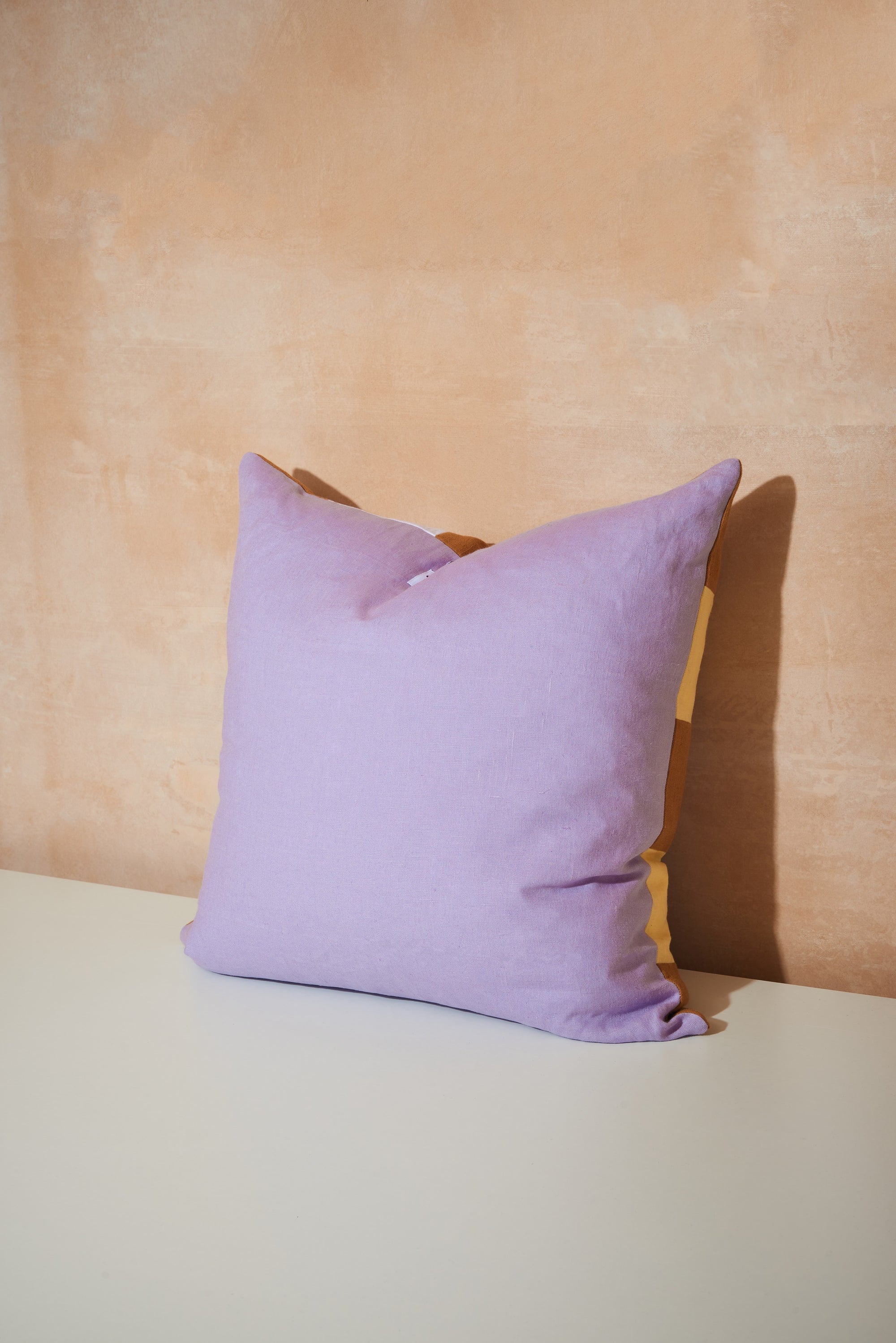 Our cushions are designed and handmade in London with EFOX. Experimenting with combinations of colour and the feelings they evoke evolved to textiles and a series of cushions. Complimentary and contrasting hues and shades beautifully encased within a geometric patchwork. A fun, bold, plump addition to any living or bedroom. 