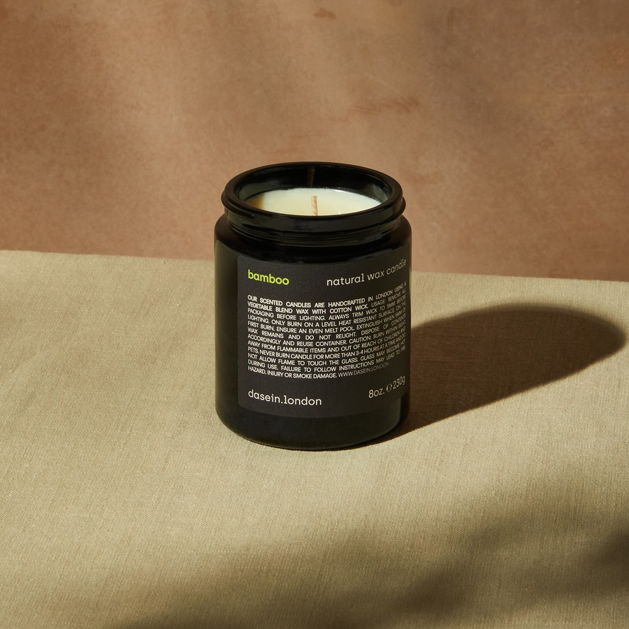 bamboo natural wax candle (230g)