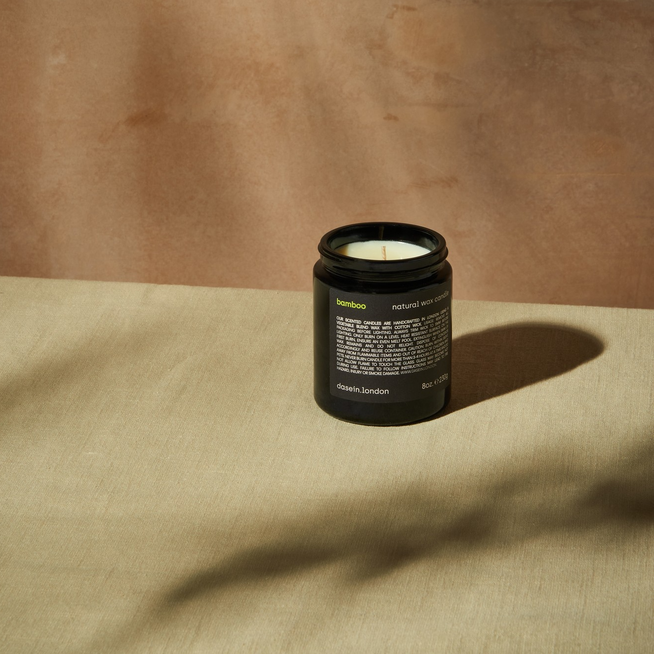bamboo natural wax candle (230g)