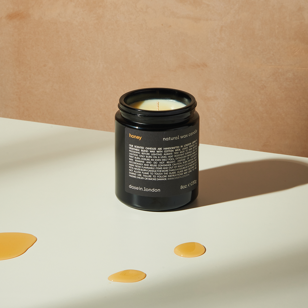 honey natural wax candle (230g)