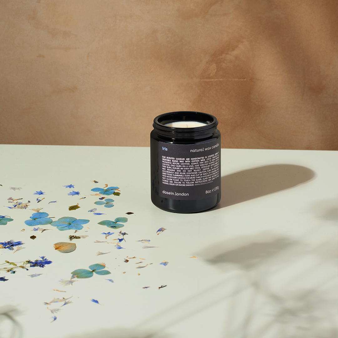 iris natural wax candle (230g)