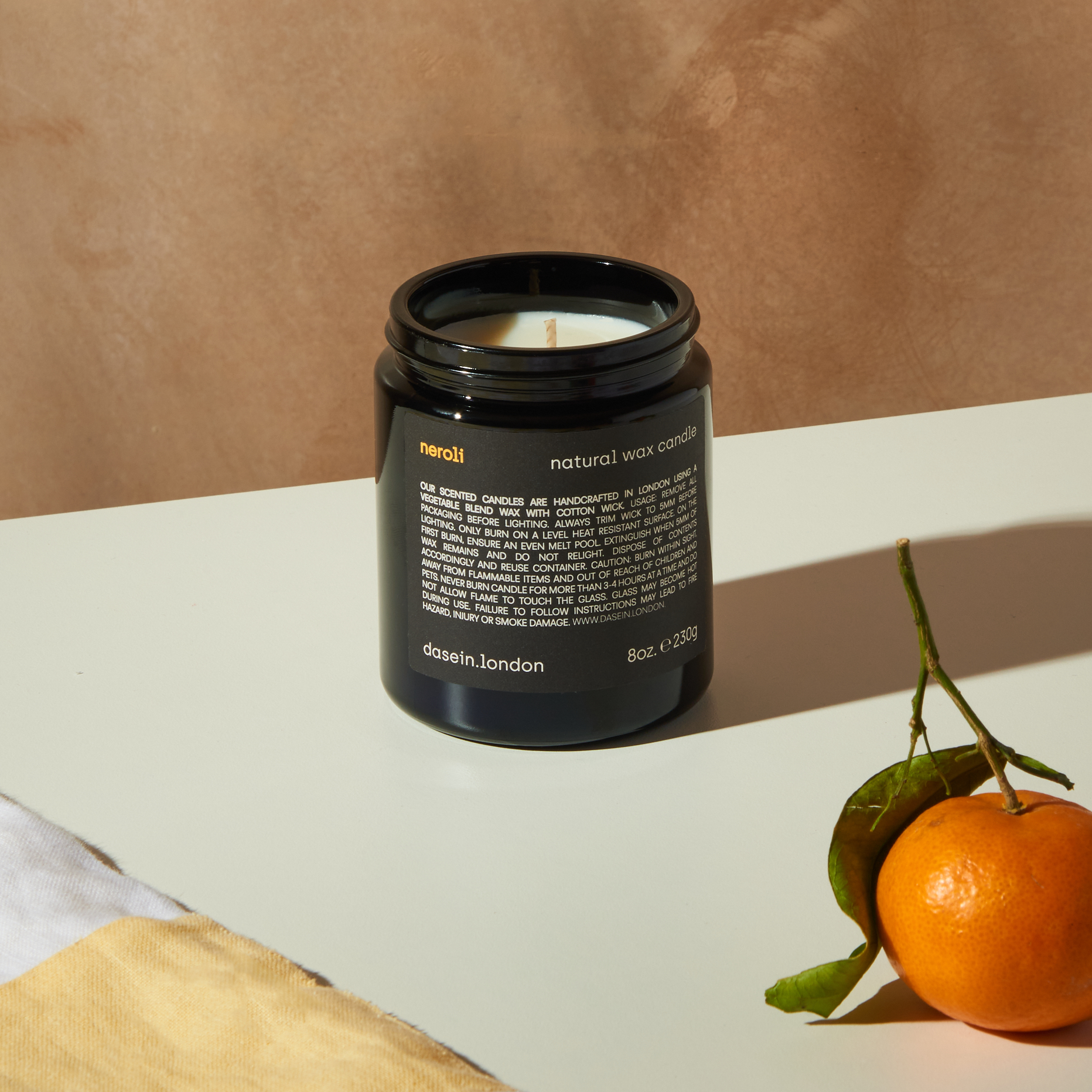 neroli natural wax candle (230g)